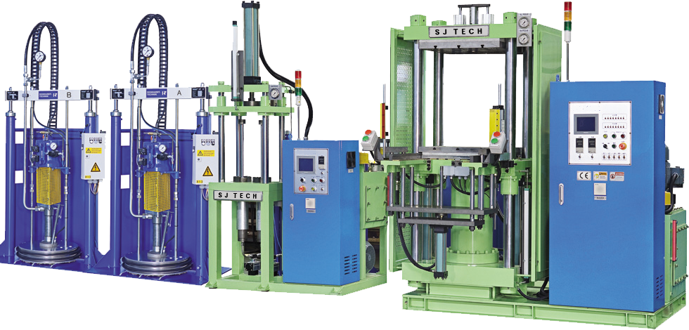 LSR Silicone Injection Molding M/C (Vertical type)